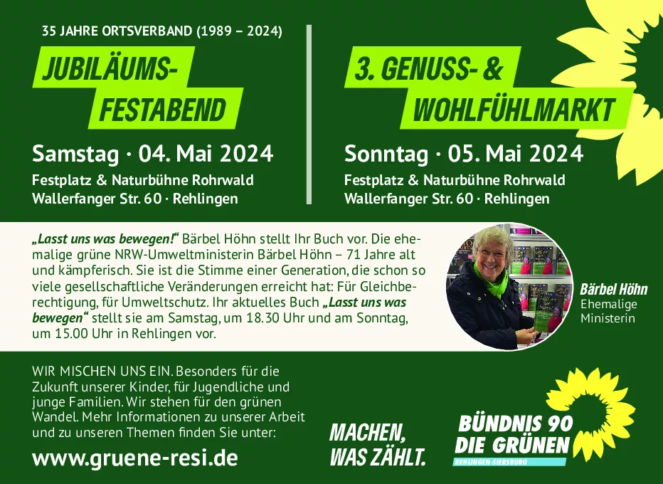 Bärbel Höhn  – Lasst uns was bewegen.