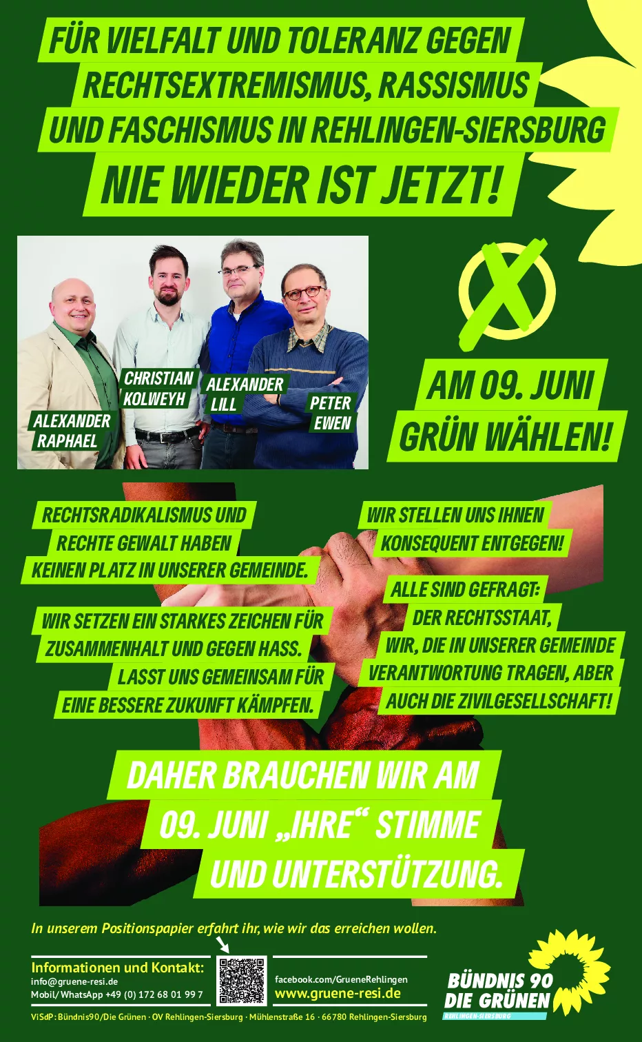 Nie wieder ist jetzt