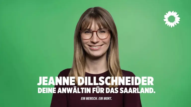 Unsere Spitzenkandidatin für das Saarland: JEANNE DILLSCHNEIDER