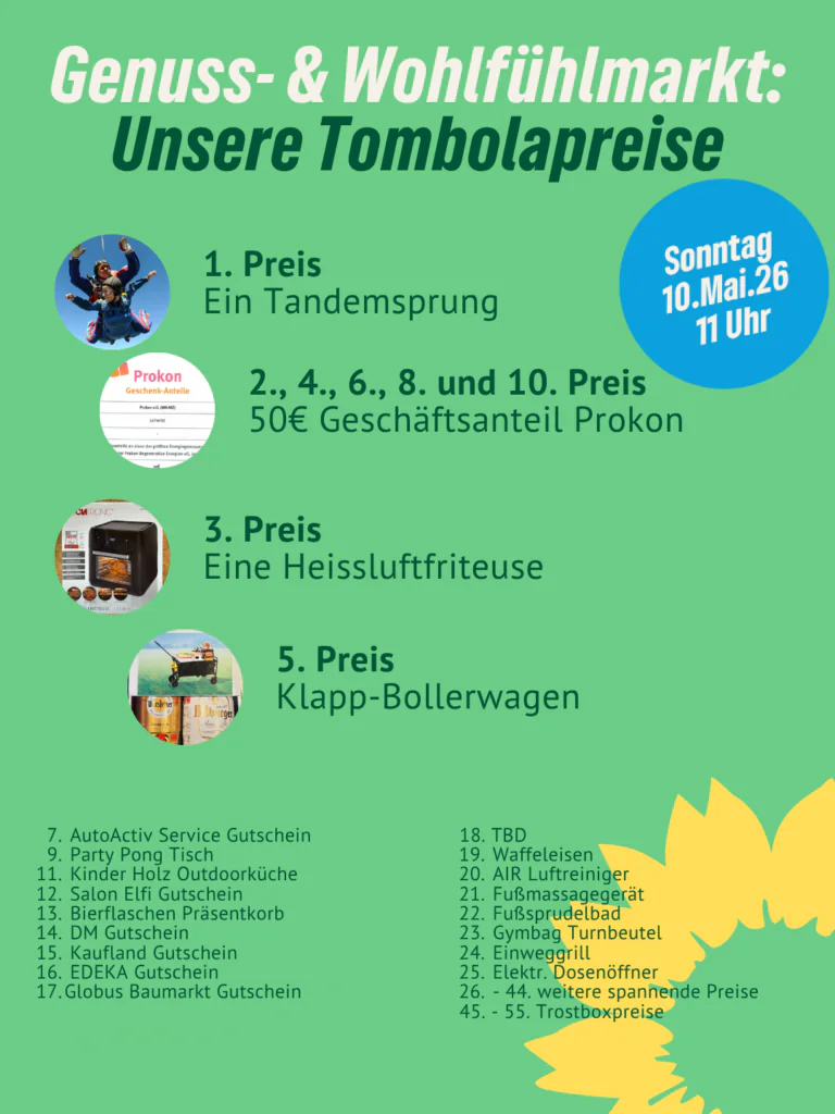 GuW 2026 – Unsere Tombola